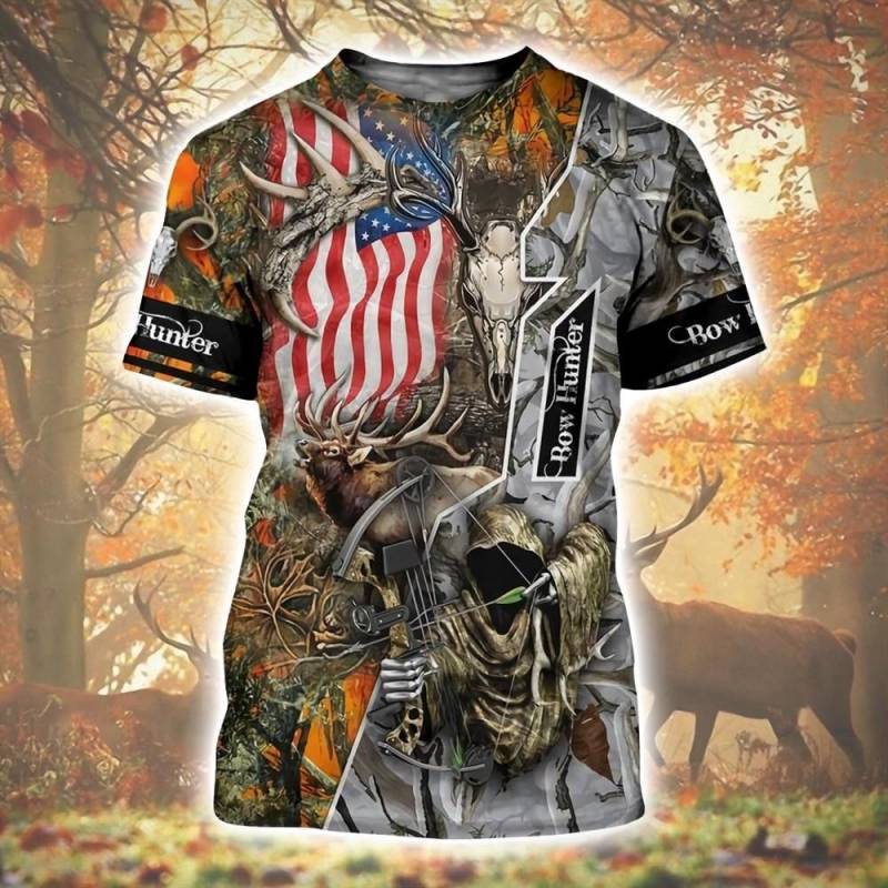 Bow Hunting US Men Hoodie