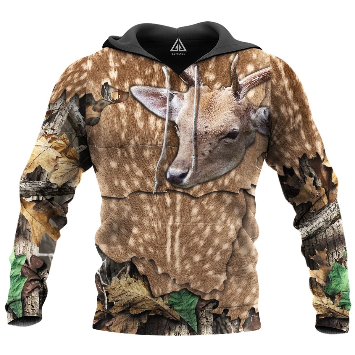 Beautiful Deer Hunting 3D All Over Print, Unisex 3D Hoodie T Shirt Plus Size S-5Xl