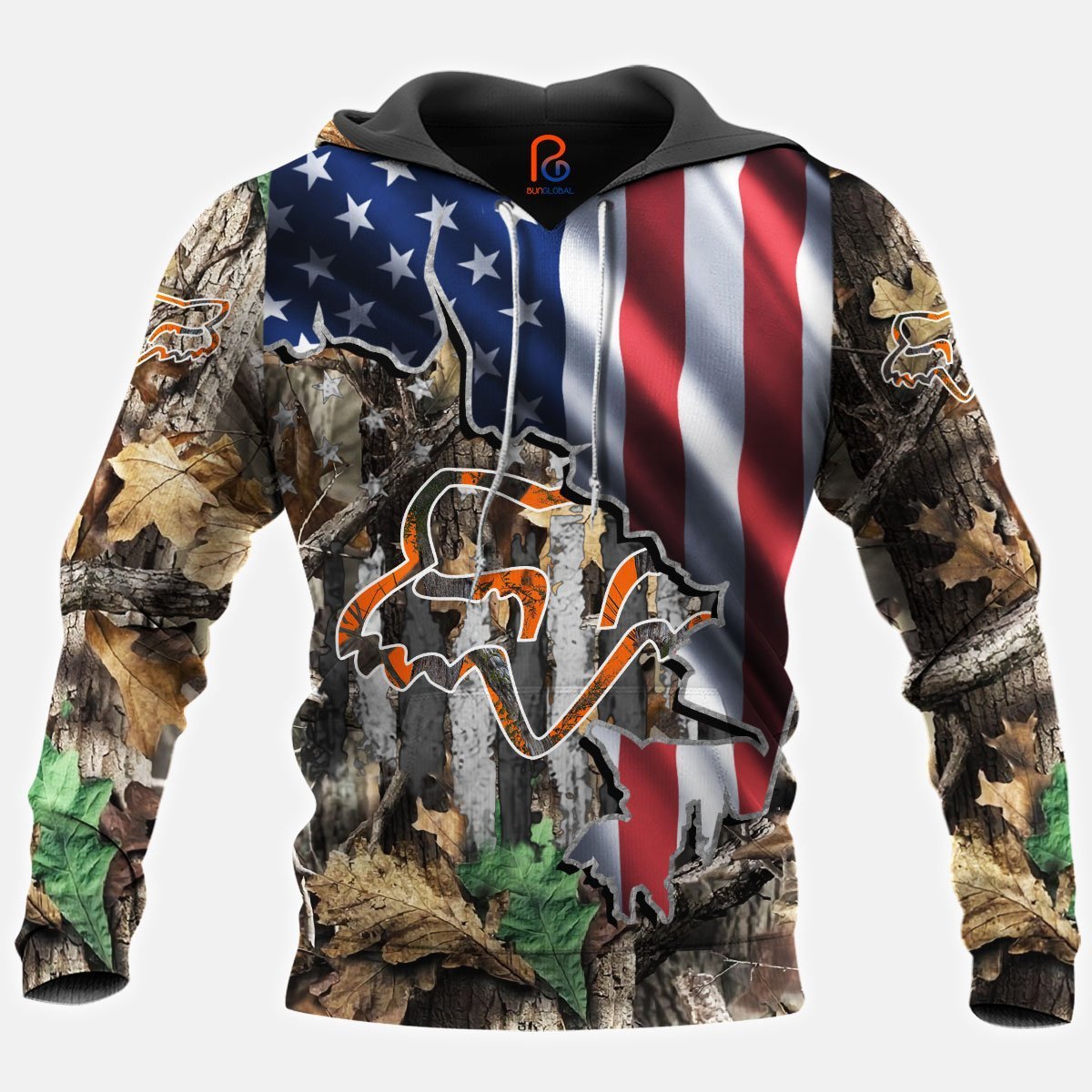 American Camo Hunting 3D All Over Print, Unisex 3D Hoodie T Shirt Plus Size S-5Xl