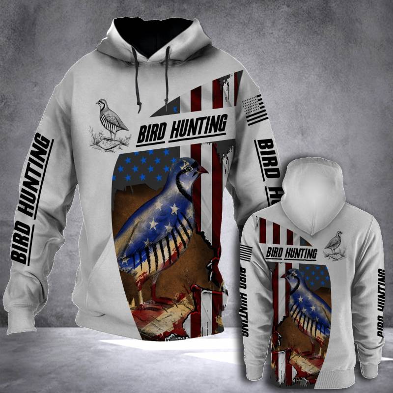 Bird Hunting Flag Hoodie