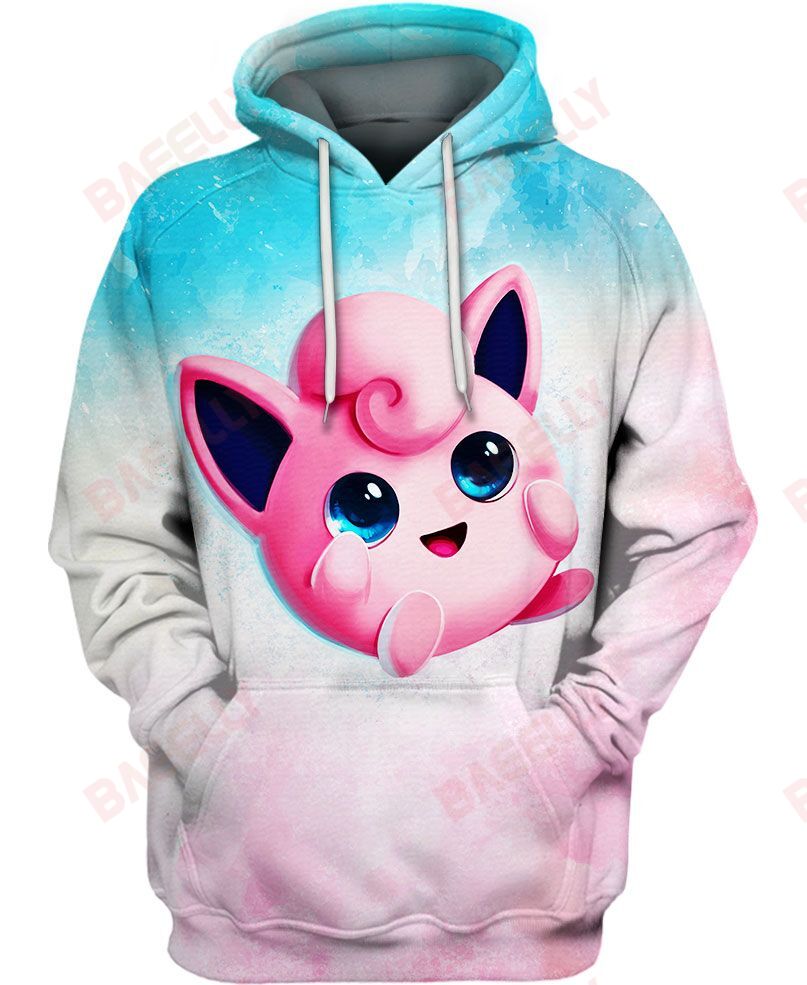 Baeelly?Pokemon Jigglypuff 3D All Over Printed Clothes – LV414