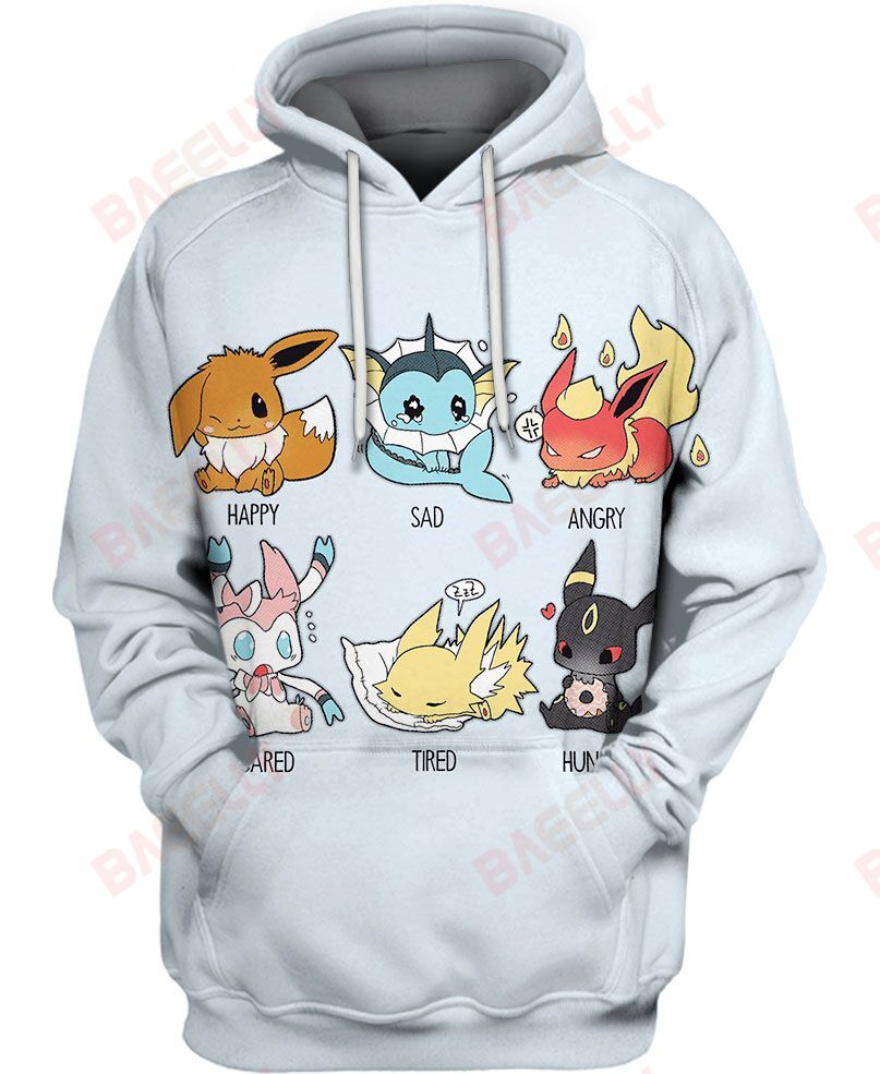 Baeelly?Pokemon 3D All Over Printed Clothes – LV442