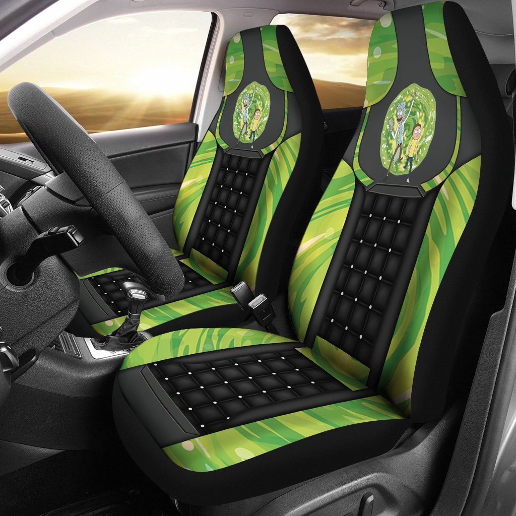 66TTTTM-RAM Rick and Morty CAR SEAT COVERS