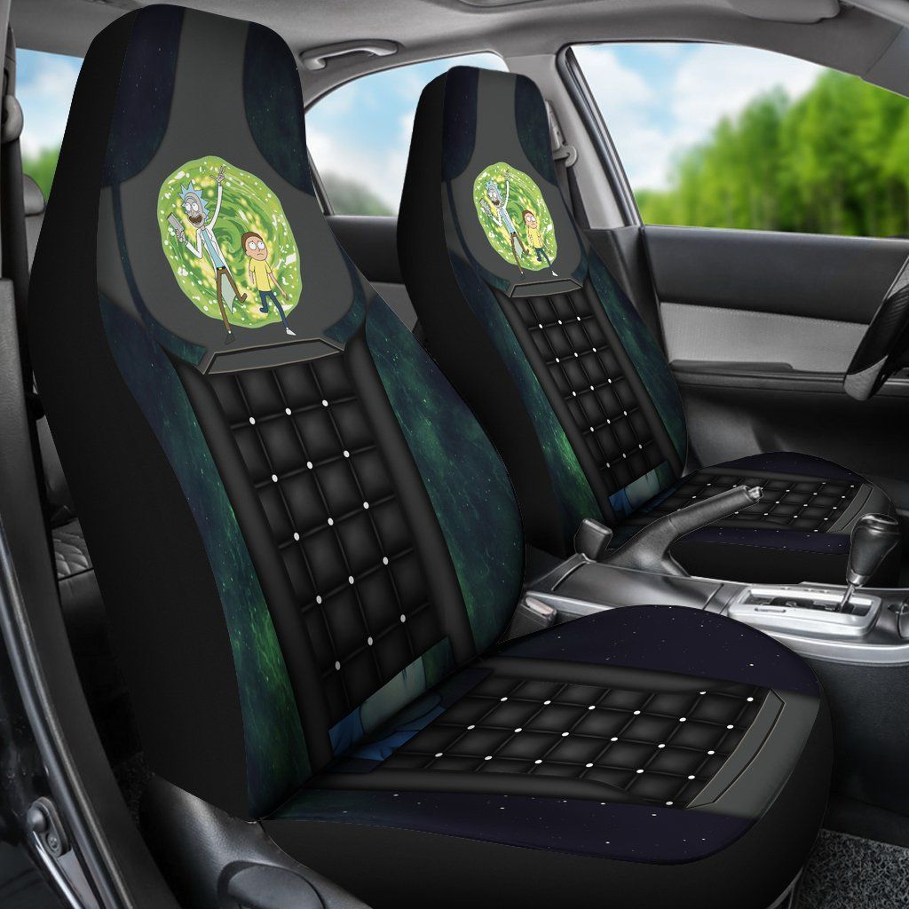 68TTTTM-RAM Rick and Morty 3 CAR SEAT COVERS