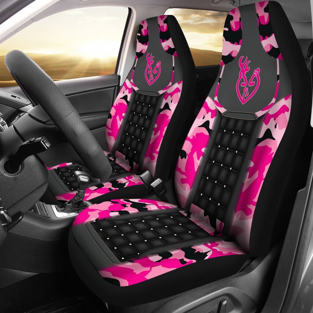 11THHHT-DEER HUNTING CAMO CAR SEAT COVERS