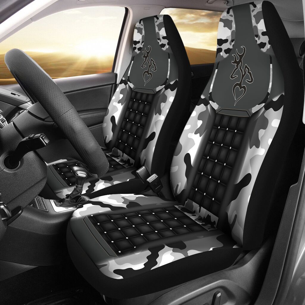 16THHHT-DEER HUNTING CAMO CAR SEAT COVERS