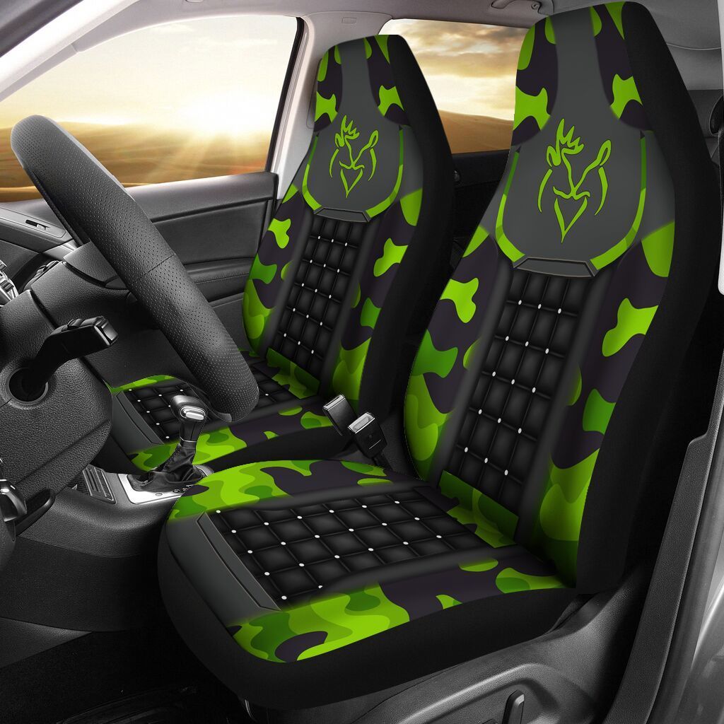 17THHHT-DEER HUNTING CAMO CAR SEAT COVERS