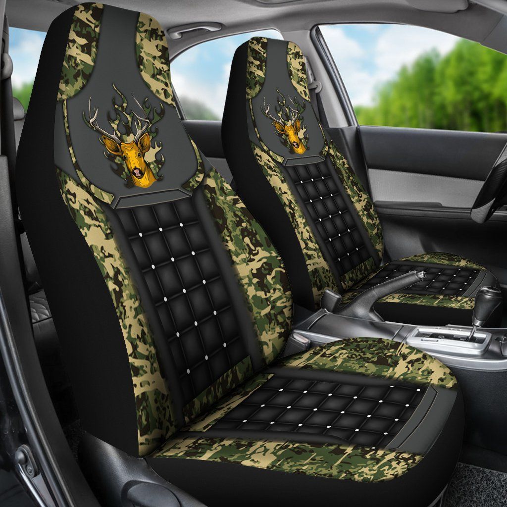 33THHHT-DEER HUNTING CAMO CAR SEAT COVERS