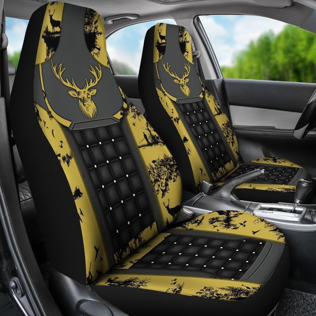 35THHHT-DEER HUNTING CAMO CAR SEAT COVERS