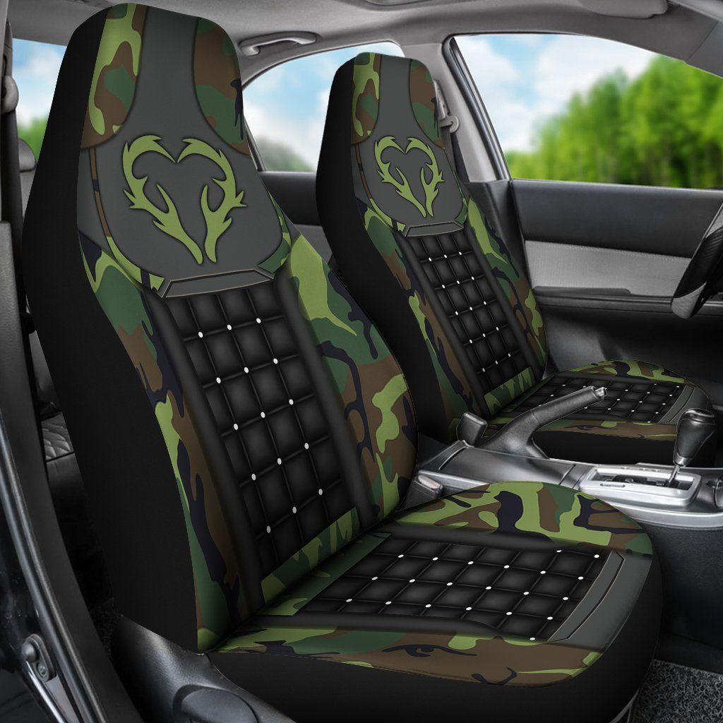 40THHHT-DEER HUNTING CAMO CAR SEAT COVERS