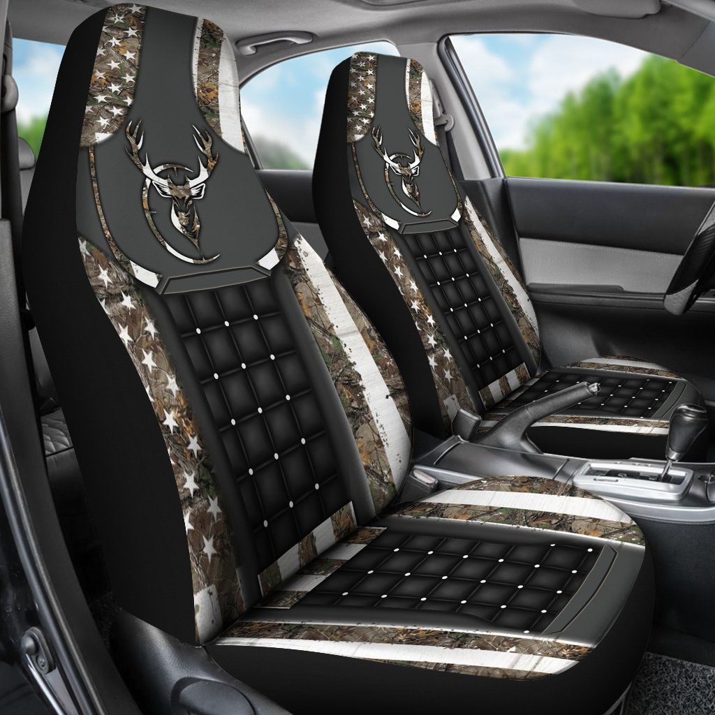 34THHHT-DEER HUNTING CAMO CAR SEAT COVERS