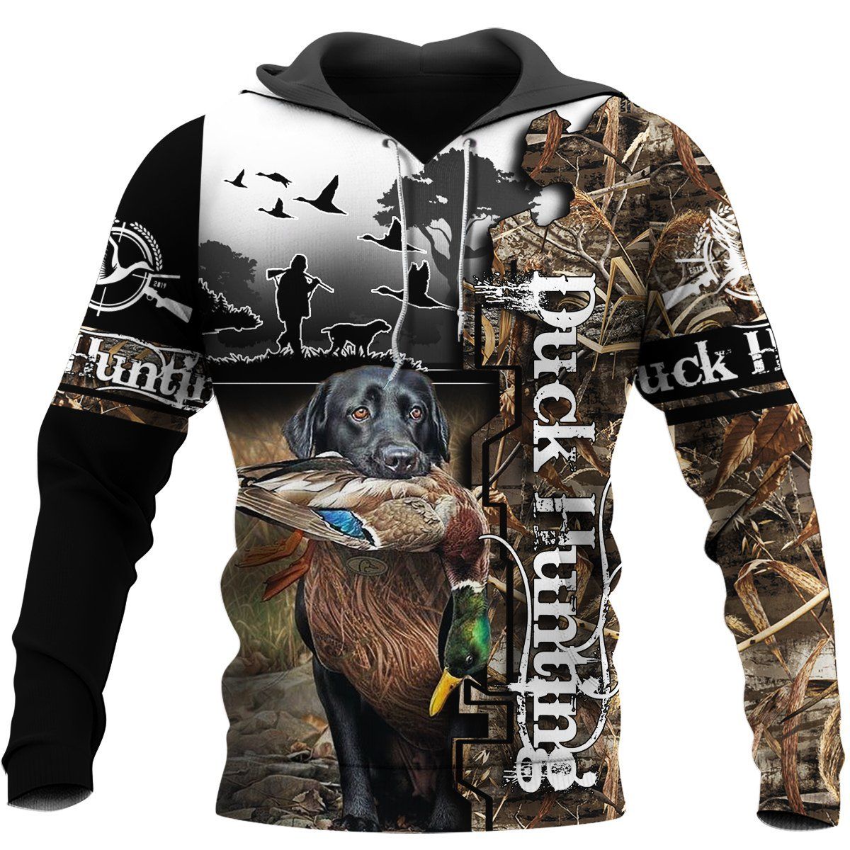 294DDTDOG-Mallard Duck Hunting 3D All Over Printed Shirts for Men and Women