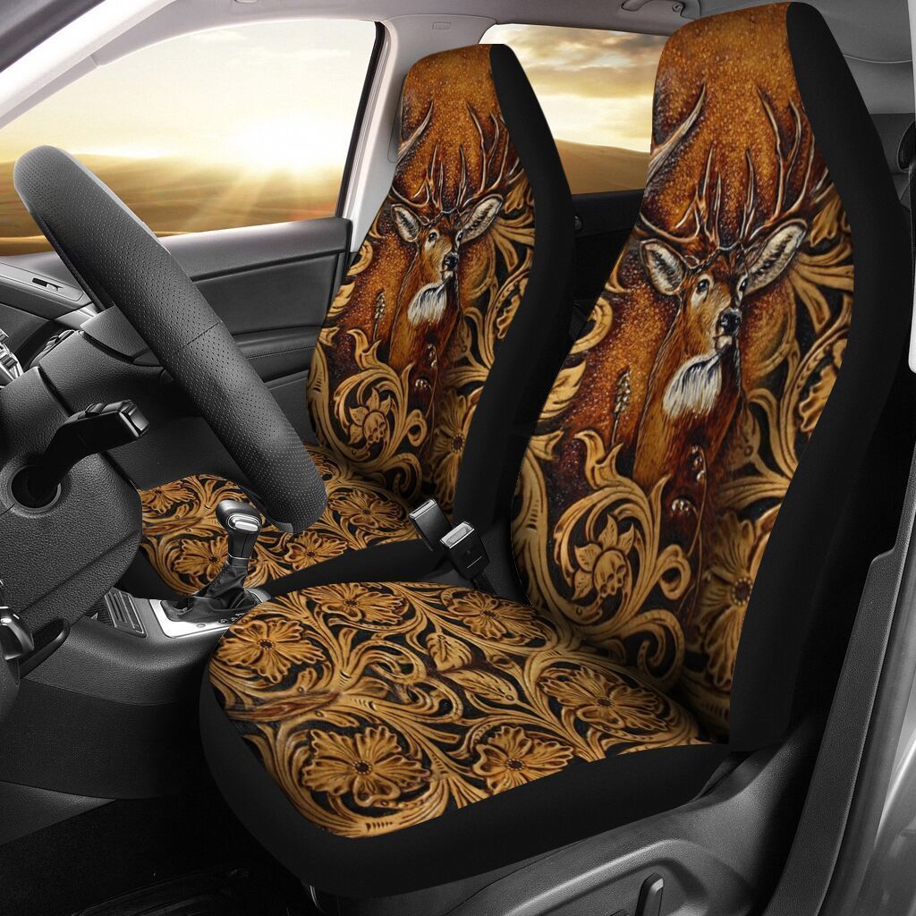 359THHHT-DEER HUNTING CAR SEAT COVERS