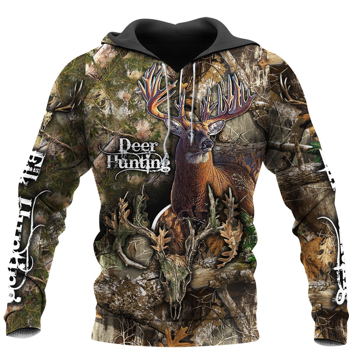 Love Hunting Camo 3D All Over Print, Adult Unisex 3D Hoodie T Shirt Plus Size S-5Xl