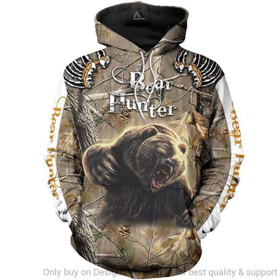 Bear Hunting Unisex Hoodie