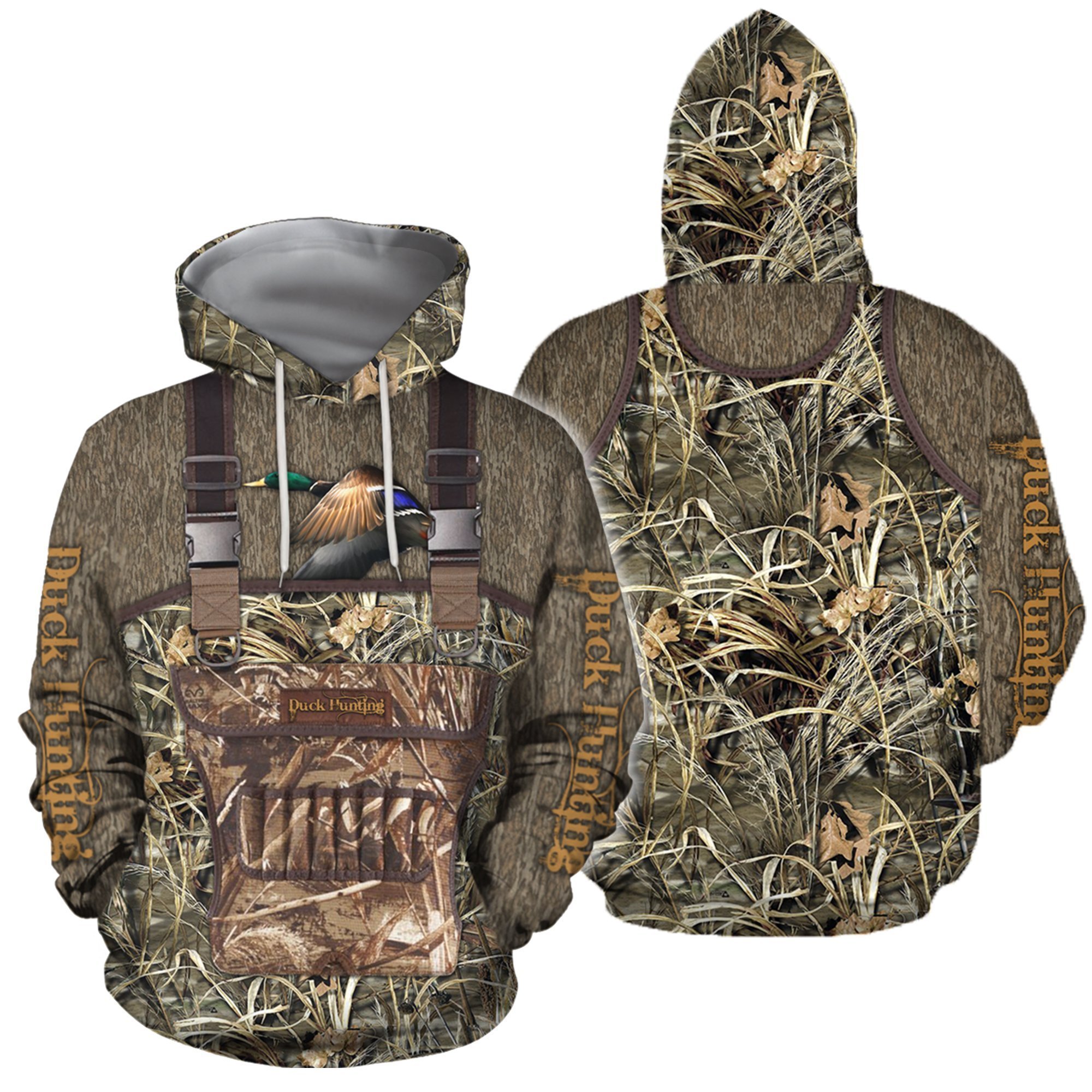 Hunting Duck Camo 3D All Over Print | Unisex | Adult Unisex 3D Hoodie T Shirt Plus Size S-5Xl