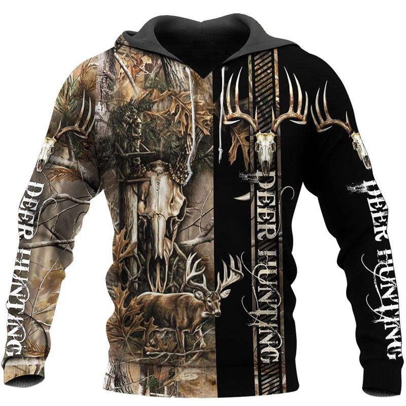 Deer Bow Hunting 3D All Over Print | Unisex | Adult Unisex 3D Hoodie T Shirt Plus Size S-5Xl