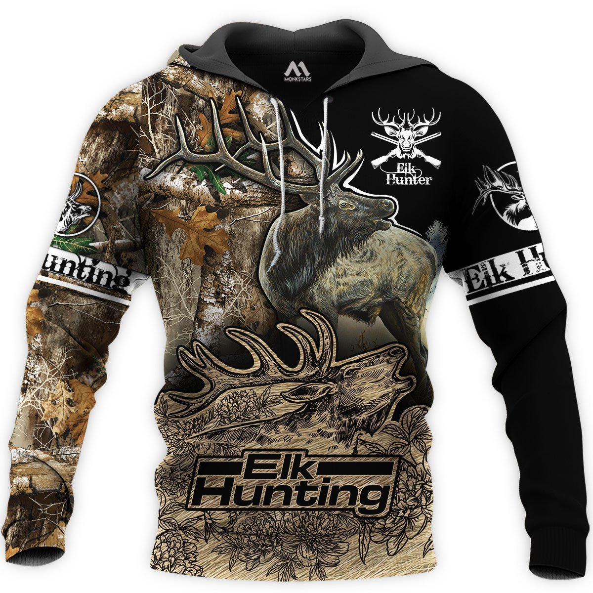 Deer Elk Hunting 3D All Over Print | Unisex | Adult Unisex 3D Hoodie T Shirt Plus Size S-5Xl