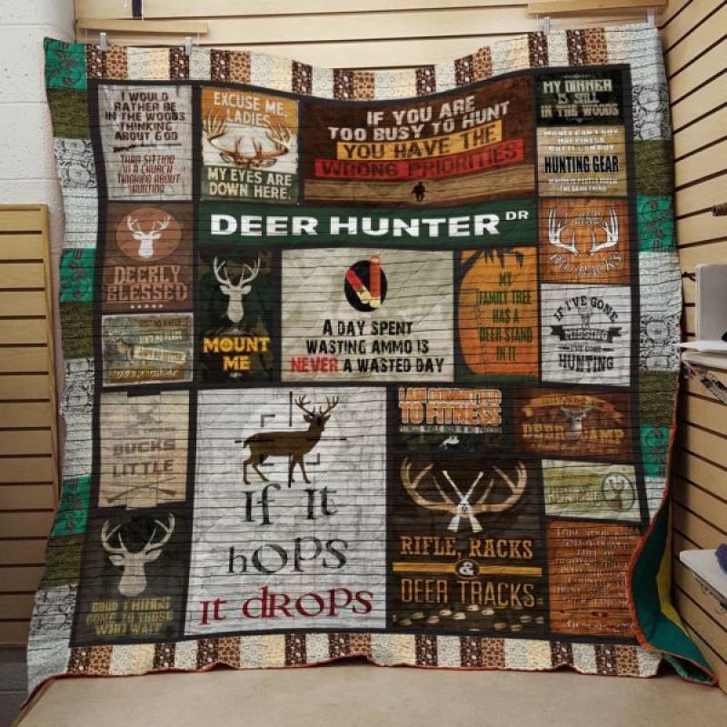 A Special gift for fans – LL – Hunting Quilt Blanket