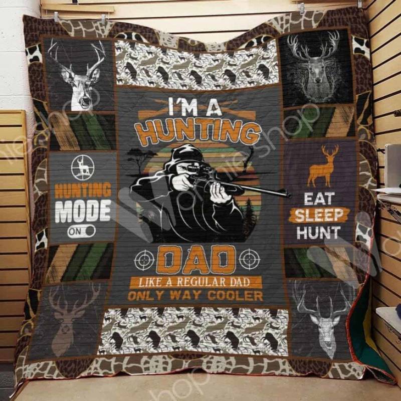 A Special Gift for fans – LL – Hunting Dad Quilt Blanket