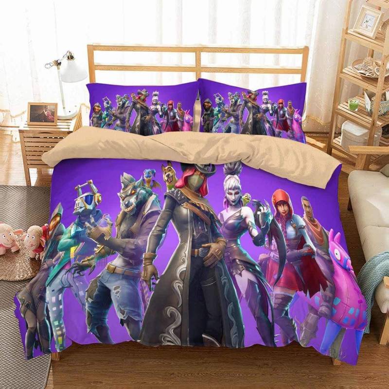 3D Customize Fortnite Bedding Set Duvet Cover Set Bedroom Set Bedlinen 9