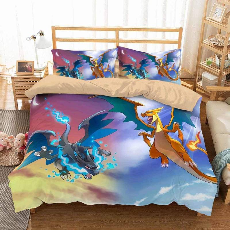 3D Customize Pokemon Go Bedding Set Duvet Cover Set Bedroom Set Bedlinen 6