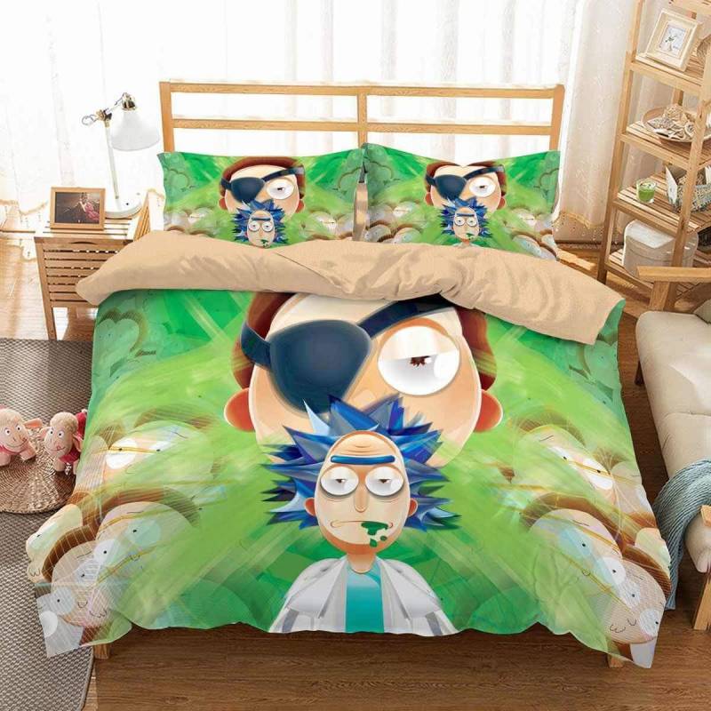 3D Customize Rick And Morty Bedding Set Duvet Cover Set Bedroom Set Bedlinen 1