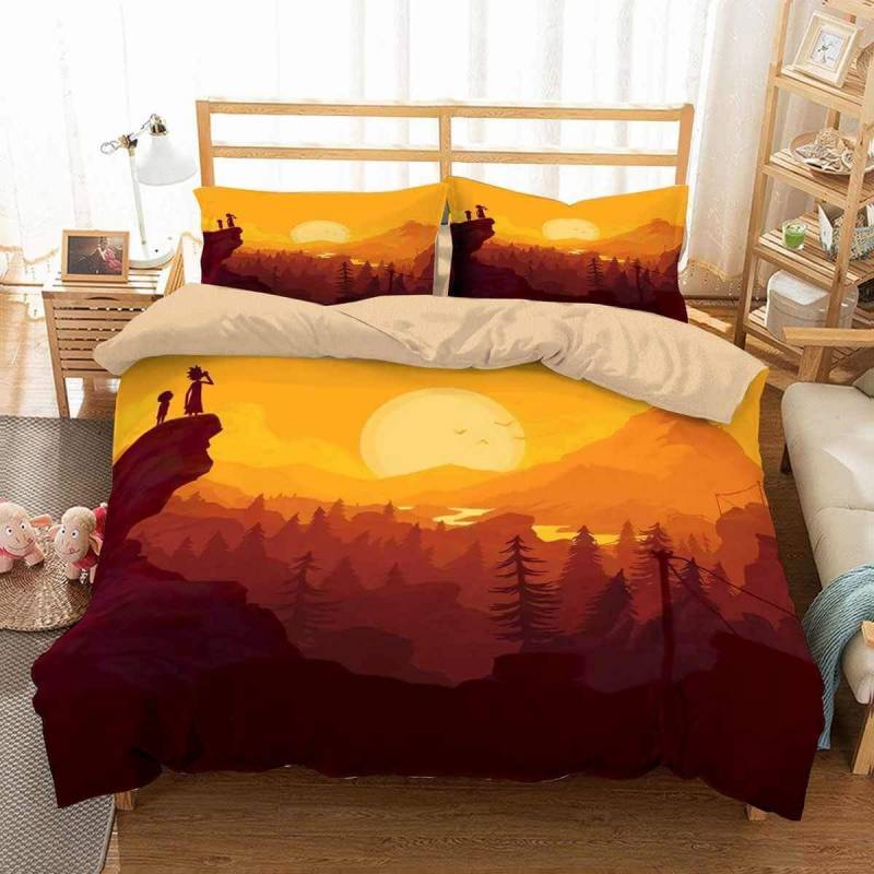 3D Customize Rick And Morty Bedding Set Duvet Cover Set Bedroom Set Bedlinen