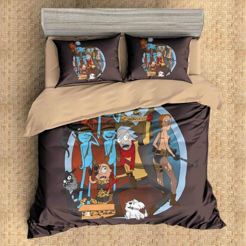 3D Customize Rick And Morty Bedding Set Duvet Cover Set Bedroom Set Bedlinen 6