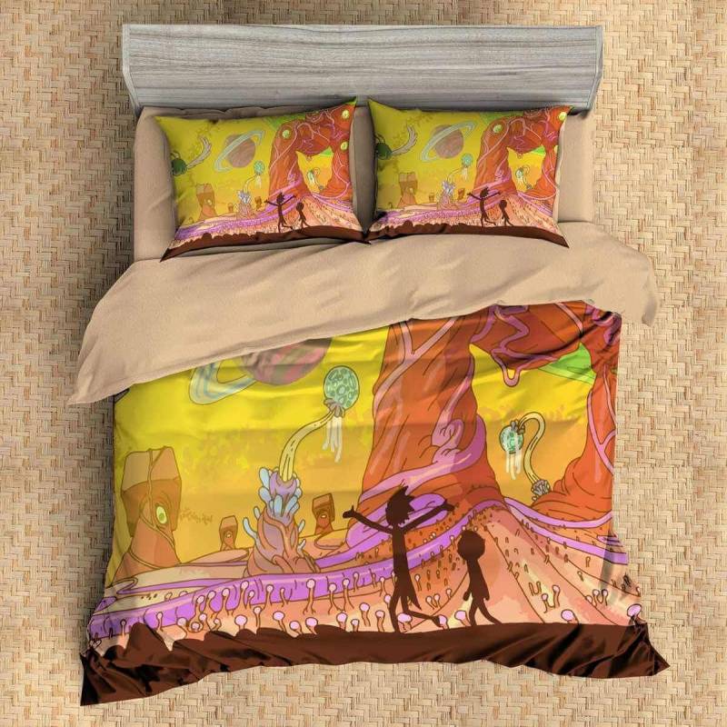 3D Customize Rick And Morty Bedding Set Duvet Cover Set Bedroom Set Bedlinen 9