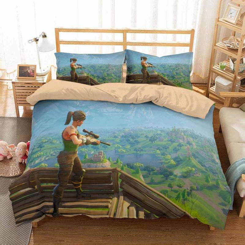 3D Customize Fortnite Bedding Set Duvet Cover Set Bedroom Set Bedlinen 7