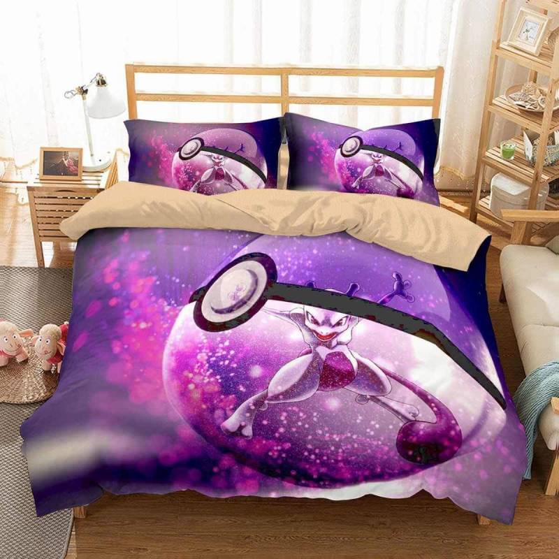 3D Customize Pokemon Go Bedding Set Duvet Cover Set Bedroom Set Bedlinen 2