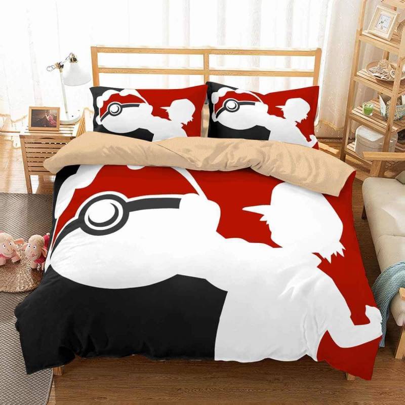 3D Customize Pokemon Bedding Set Duvet Cover Set Bedroom Set Bedlinen 1