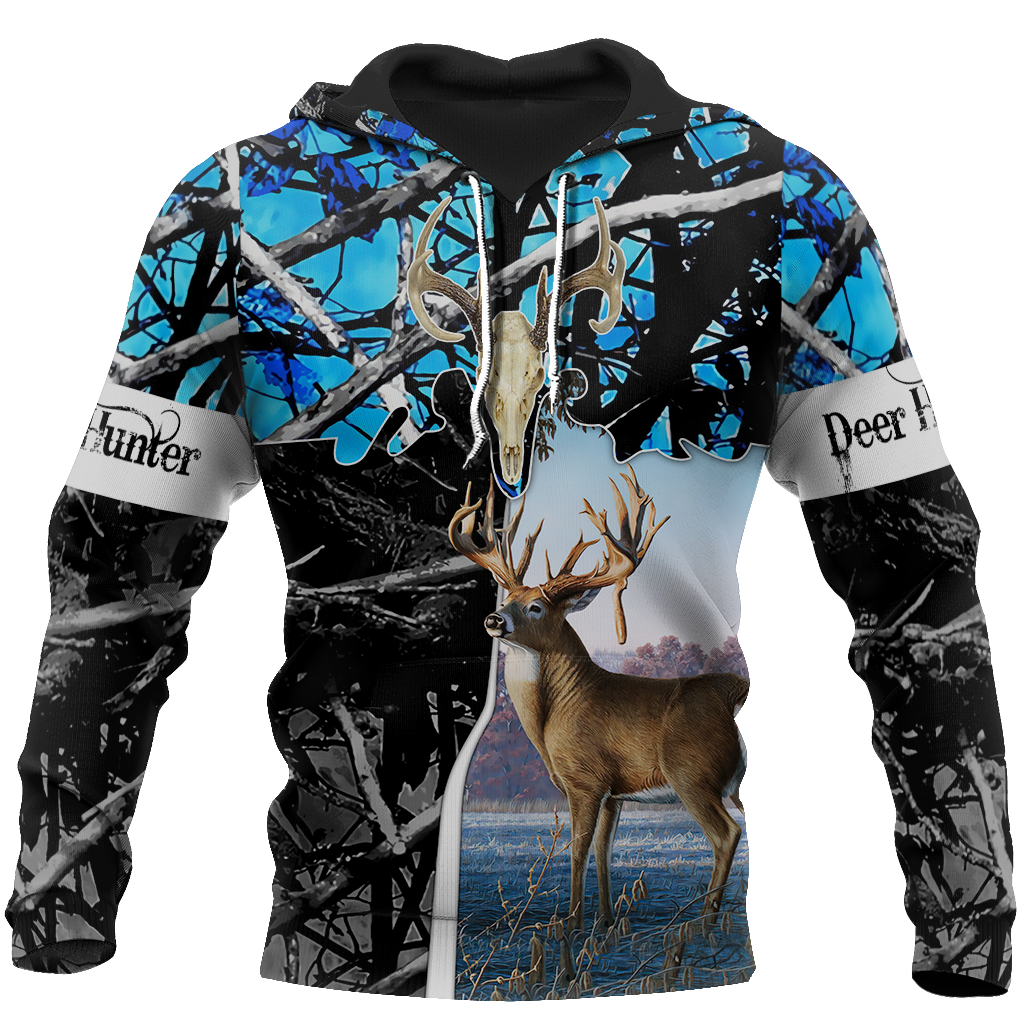 Beautiful Deer Hunting Camo 3D All Over Print | Unisex | Adult Unisex 3D Hoodie T Shirt Plus Size S-5Xl