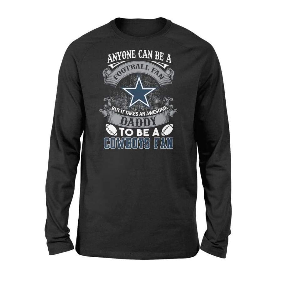 Cowboy Flag Football Dallas Fans Men – Standard Long Sleeve