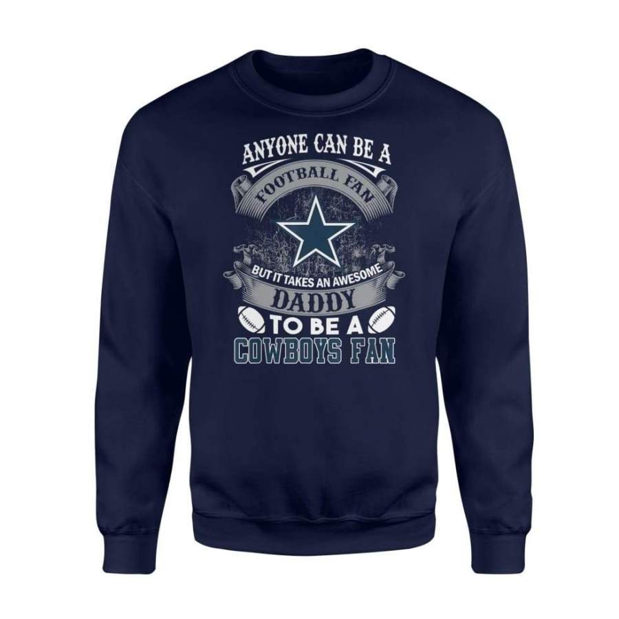 Cowboy Flag Football Dallas Fans Men – Standard Fleece Sweatshirt