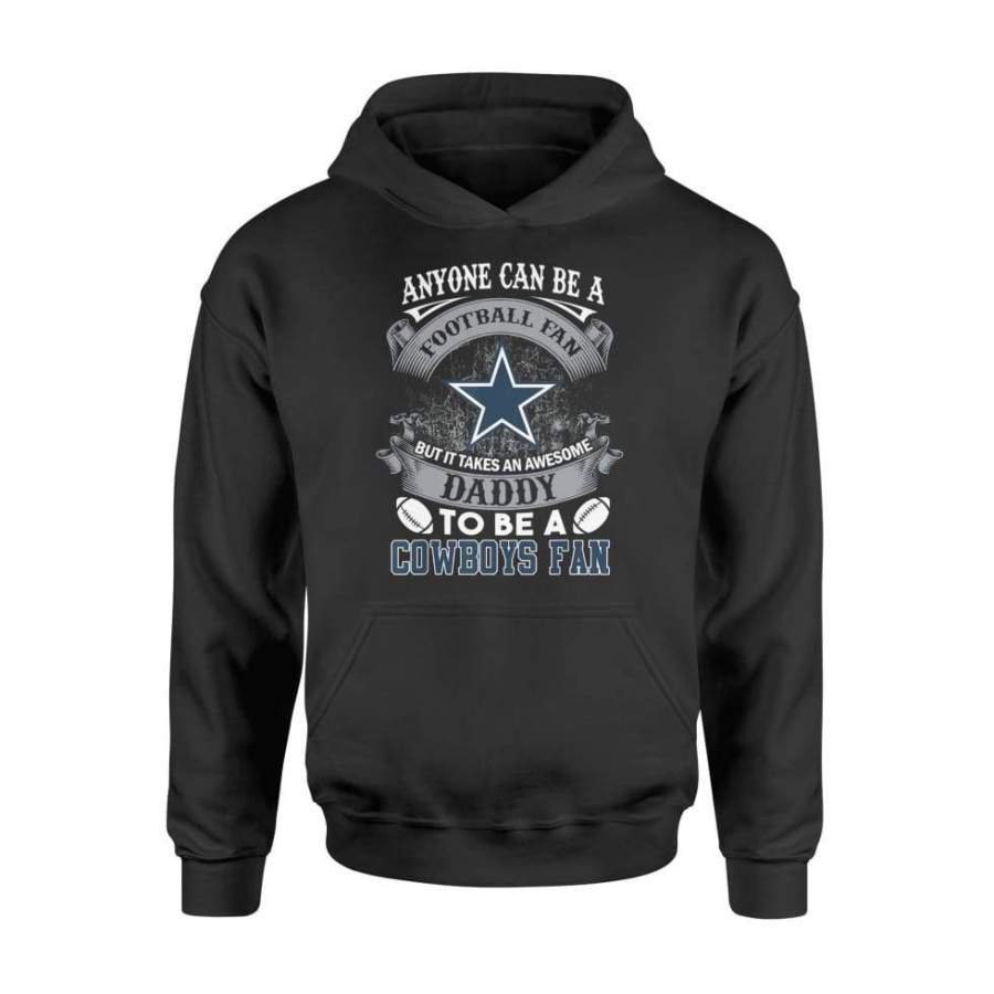 Cowboy Flag Football Dallas Fans Men – Standard Hoodie