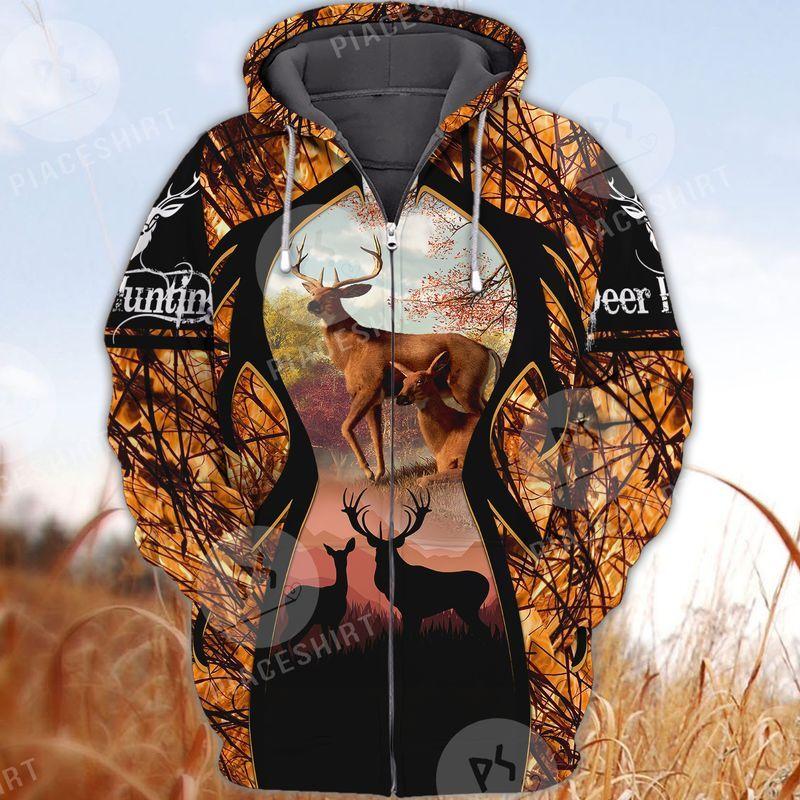 Deer Hunting 3D Shirt 3D 3D All Over Printed Unisex Hoodie T-Shirts Plus Size S-5Xl