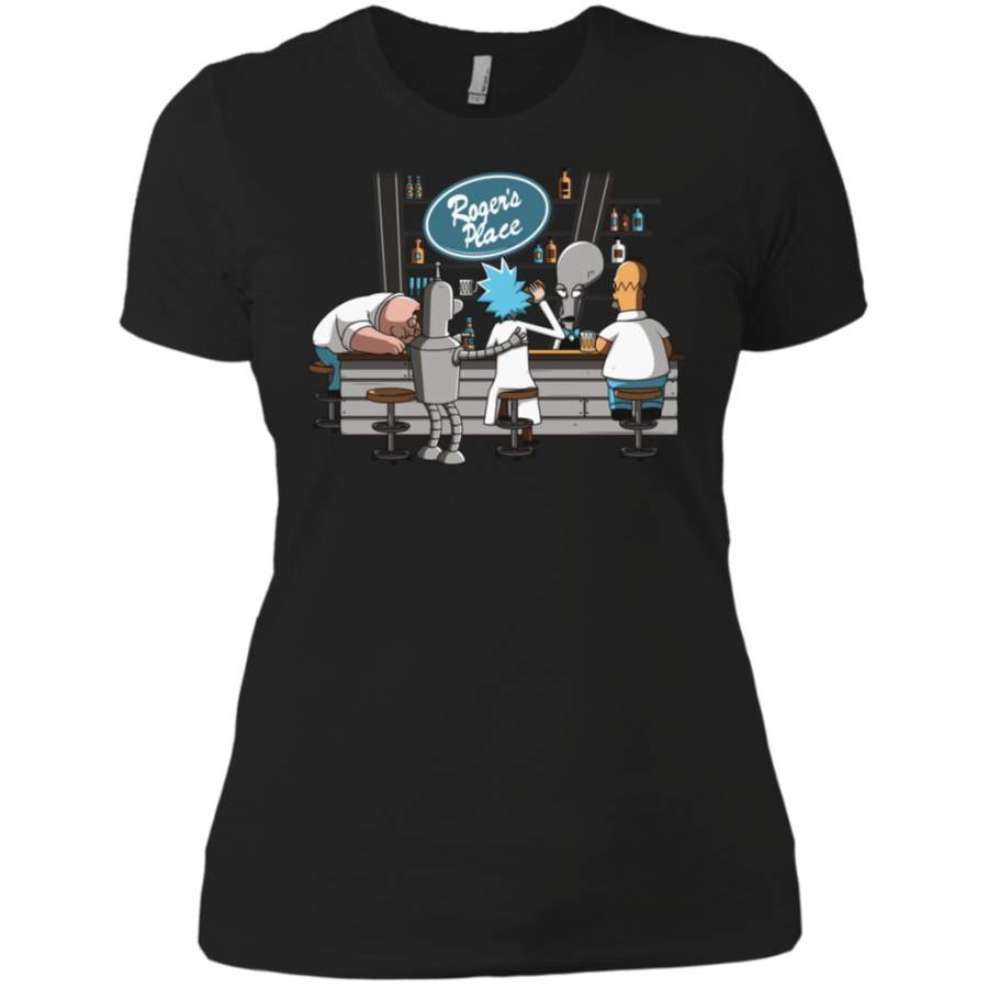 Amazing tee Find Roger’s Place – Rick and Morty shirt Ladies’ Boyfriend shirt