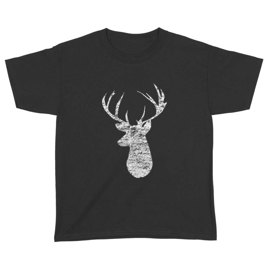 Camouflage Flag Deer Hunting 2-Sided T-shirt – Standard Youth T-shirt