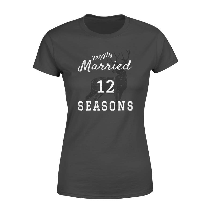 12th Anniversary Deer Hunting seasons t shirt – Standard Women’s T-shirt