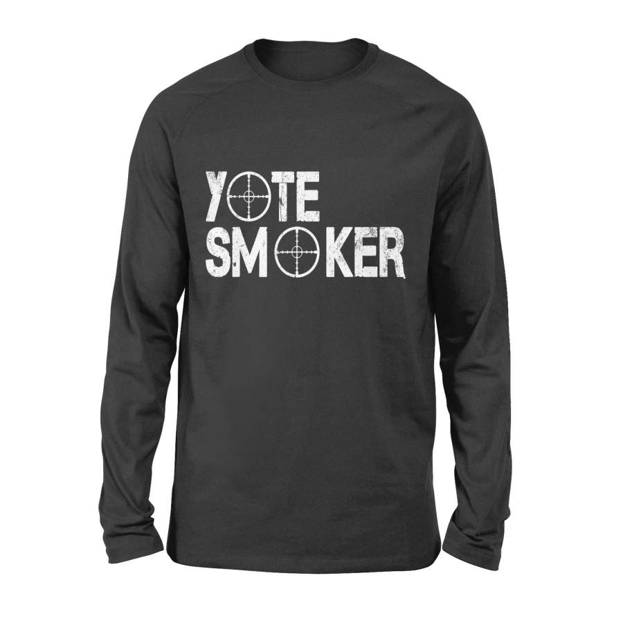 Coyote Hunting Shirt Yote Smoker T Shirt Yote Hunting – Standard Long Sleeve