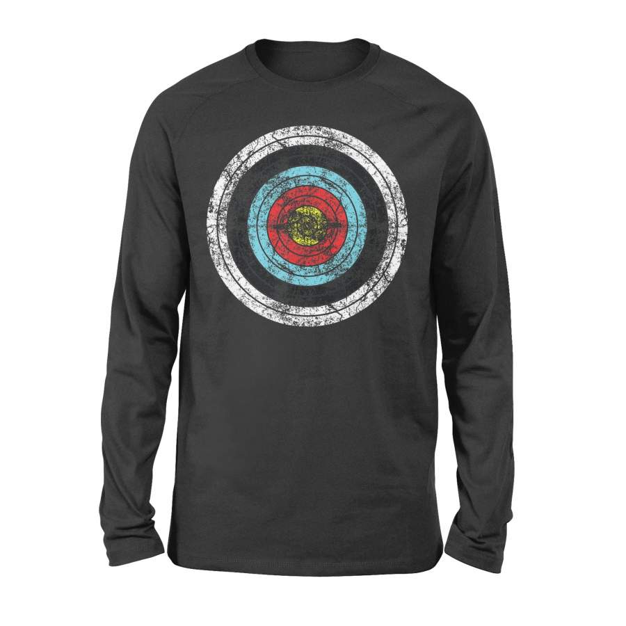 Archery Target Shirt Cute Bow Hunting Funny Archer Gift – Standard Long Sleeve