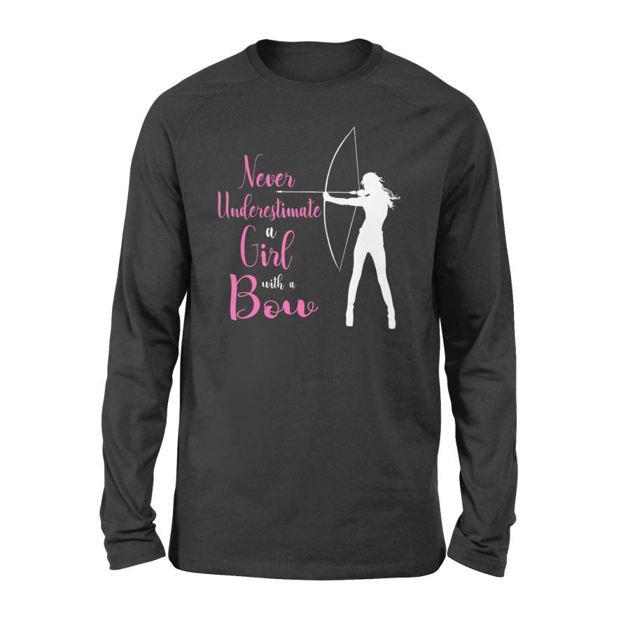 Archery Mom Shirt For Women And Girls Arrow Bow Hunting T-Shirt – Standard Long Sleeve