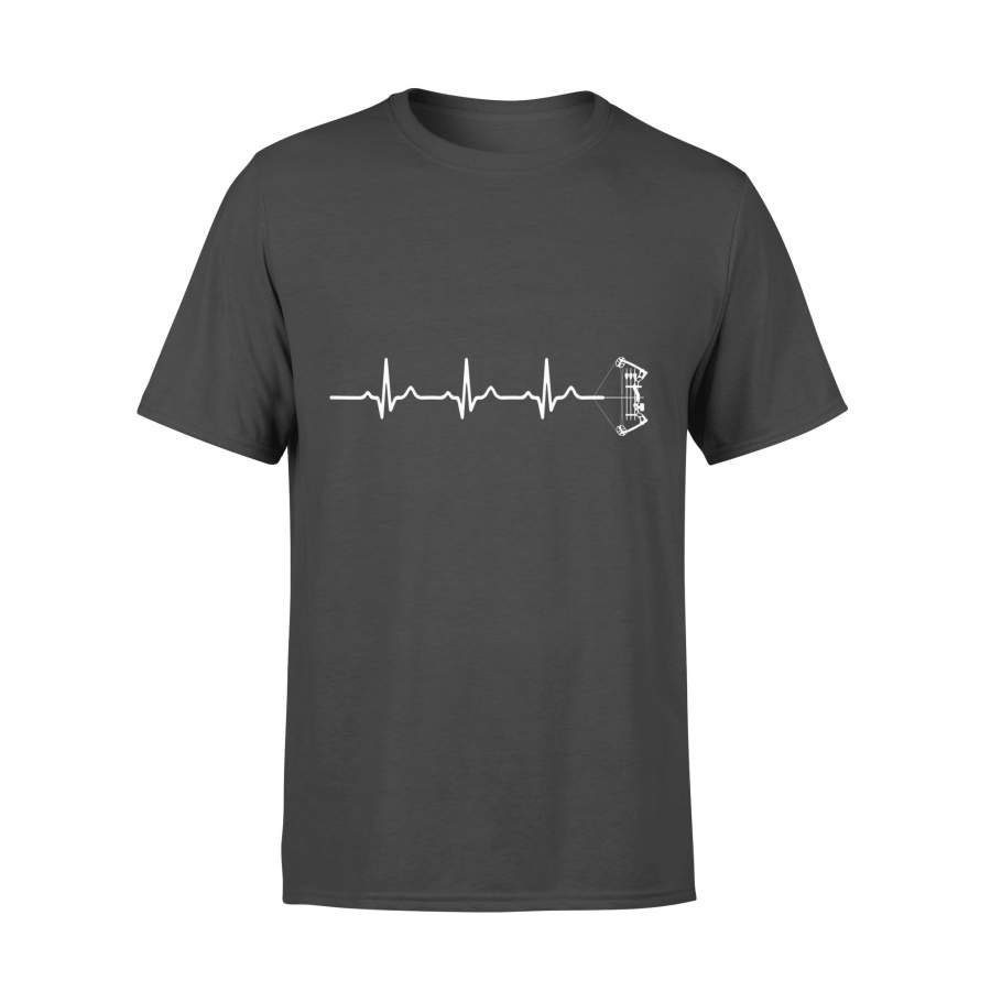 Archery Heartbeat With Bow Hunting Image Gift For Archer T-Shirt – Standard T-shirt