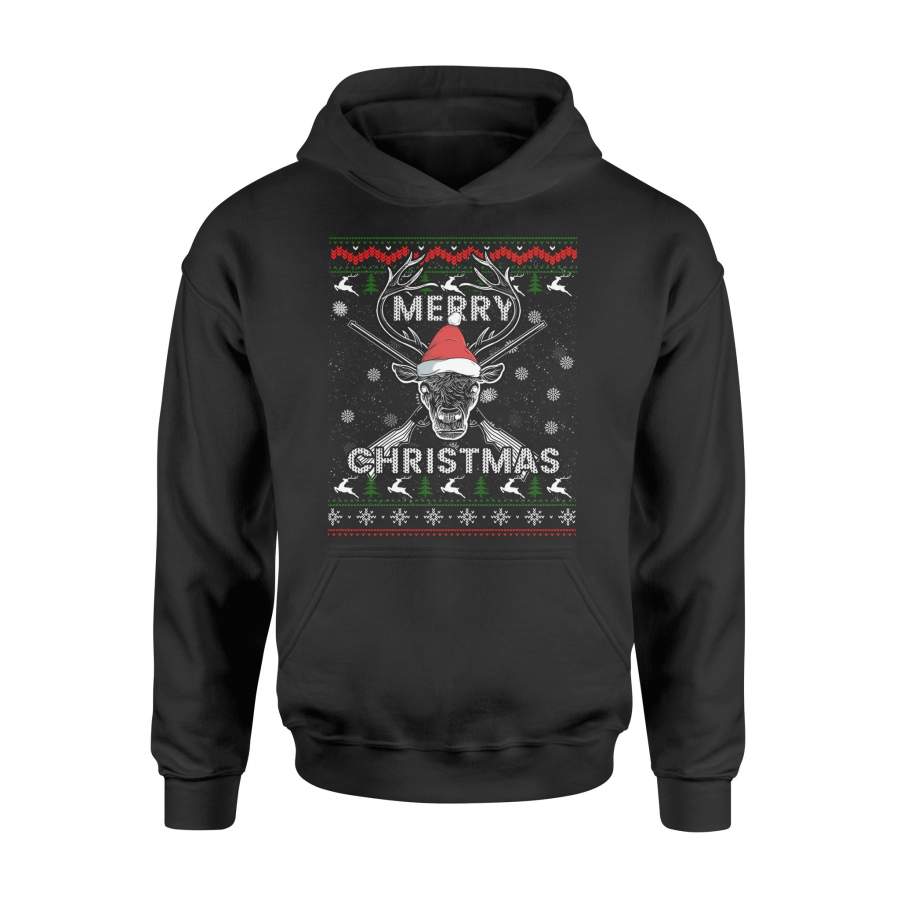Merry Christmas Hunting Ugly Christmas Sweater Xmas Gift Long Sleeve T-Shirt – Standard Hoodie Merry Christmas Hunting Ugly Christmas Sweater Xmas Gift Long Sleeve T-Shirt – Standard Hoodie