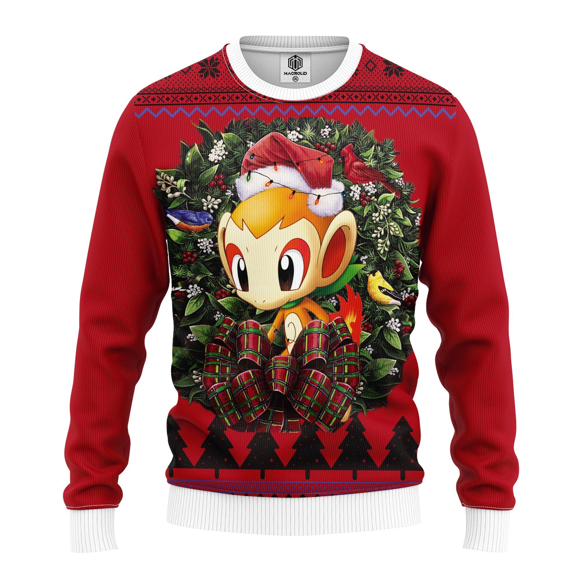 Chimchar Pokemon Noel Mc Ugly Christmas Sweater – thanksgiving gift