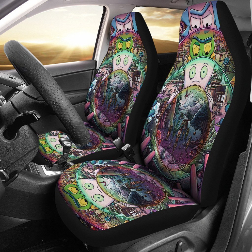 Accessories of Rick And Morty Car Seat Cover