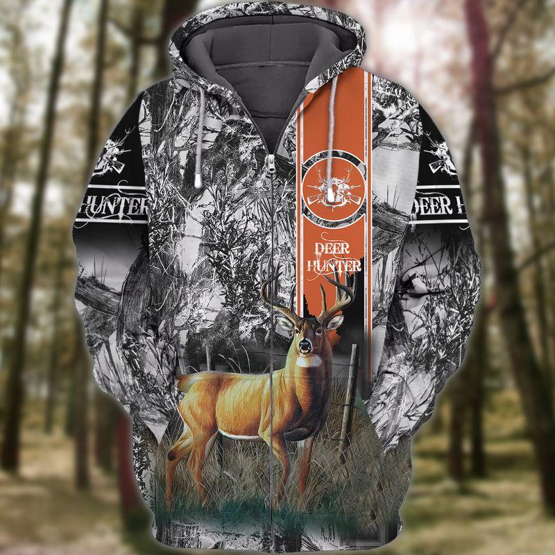 Hunting 3D Unisex 3D Hoodie T Shirt All Over Print Plus Size S-5Xl