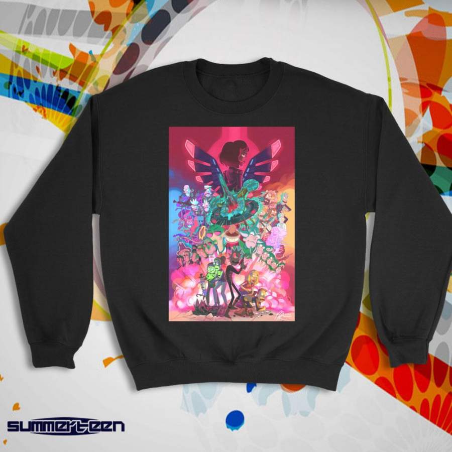 A Epick Rick And Morty Heroes Women’S Sweatshirt